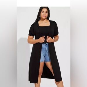 Torrid Fit & Flare Duster Cardigan